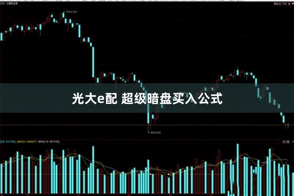光大e配 超级暗盘买入公式